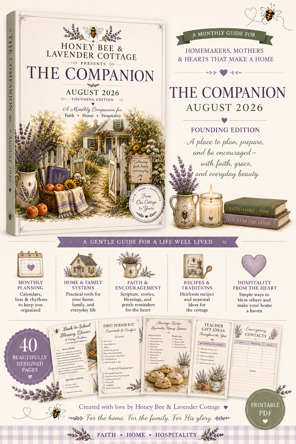 The Companion August 2026 Founding Edition inside pages preview