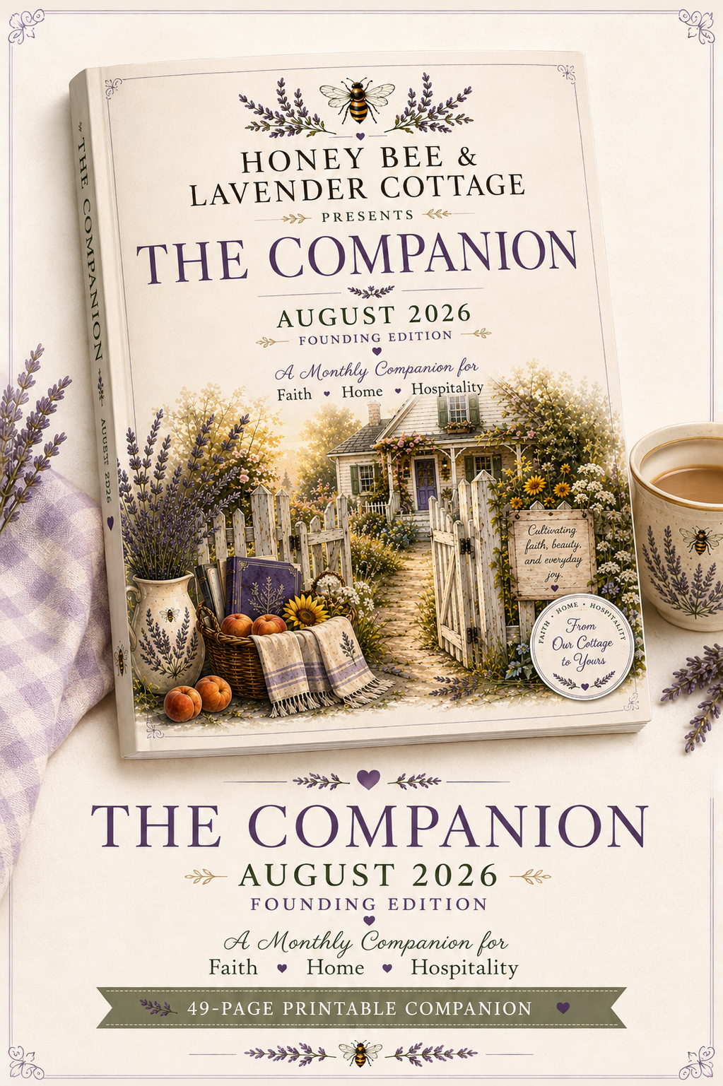 The Companion August 2026 Founding Edition book mockup