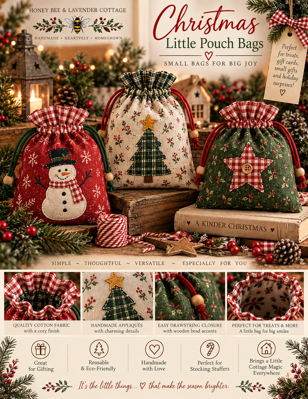 Little Pouch Bags — Made at the Cottage