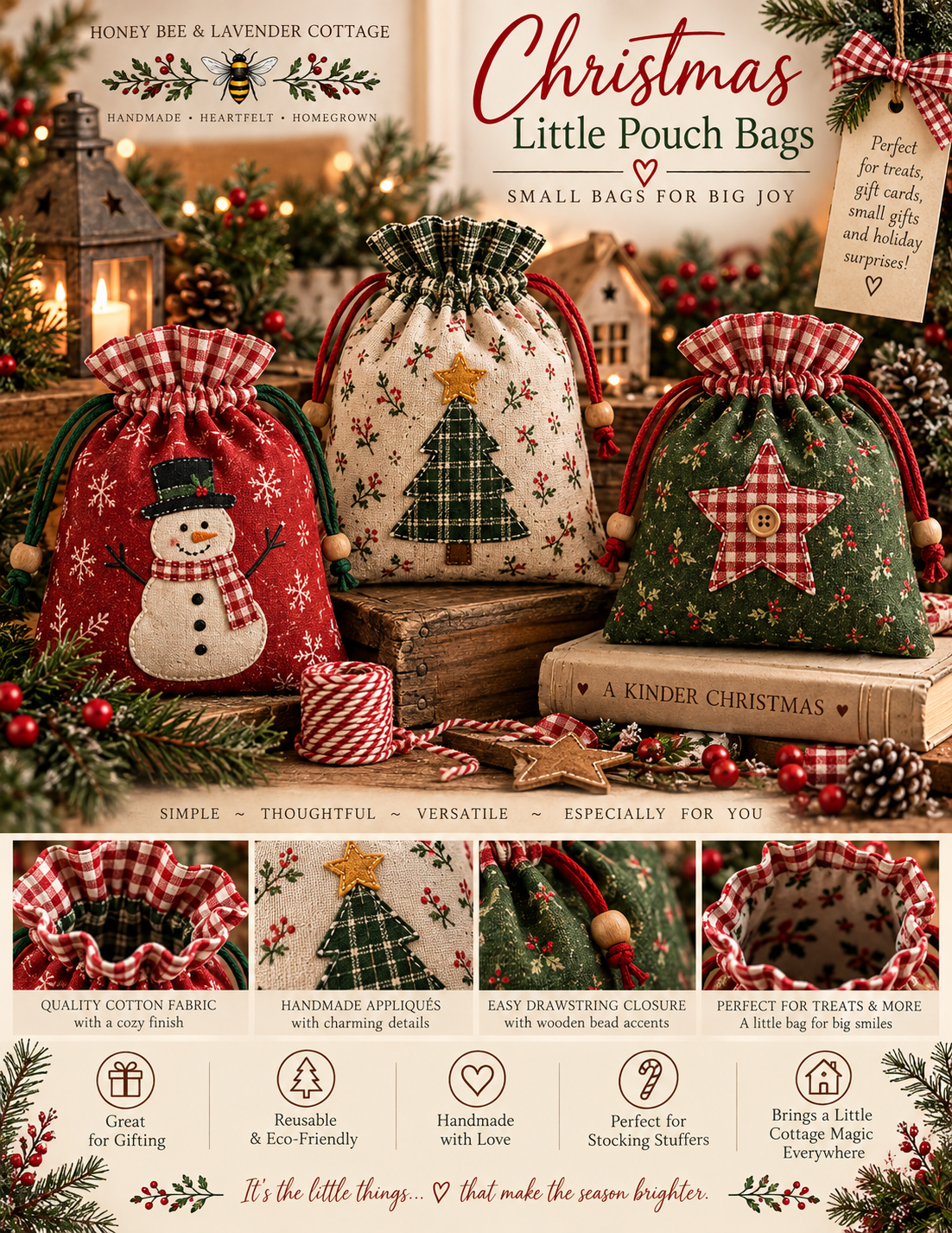 Little Pouch Bags — Made at the Cottage