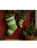 Handwoven Christmas Stocking Basket | Seasonal Pre-Order
