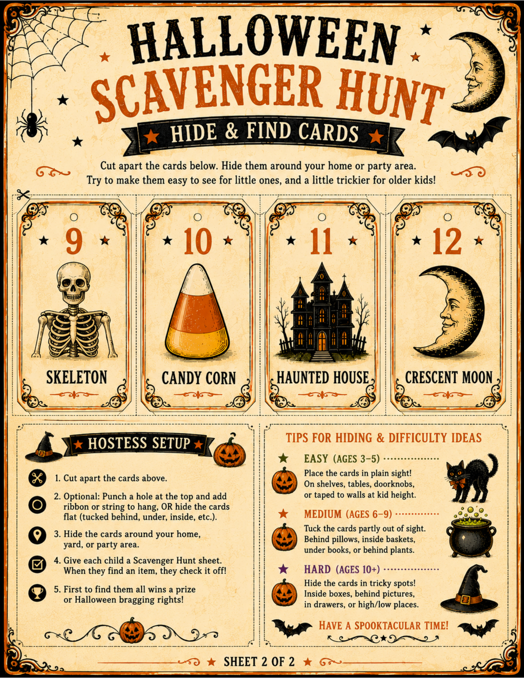 The Grand Halloween Party Guide & Printables