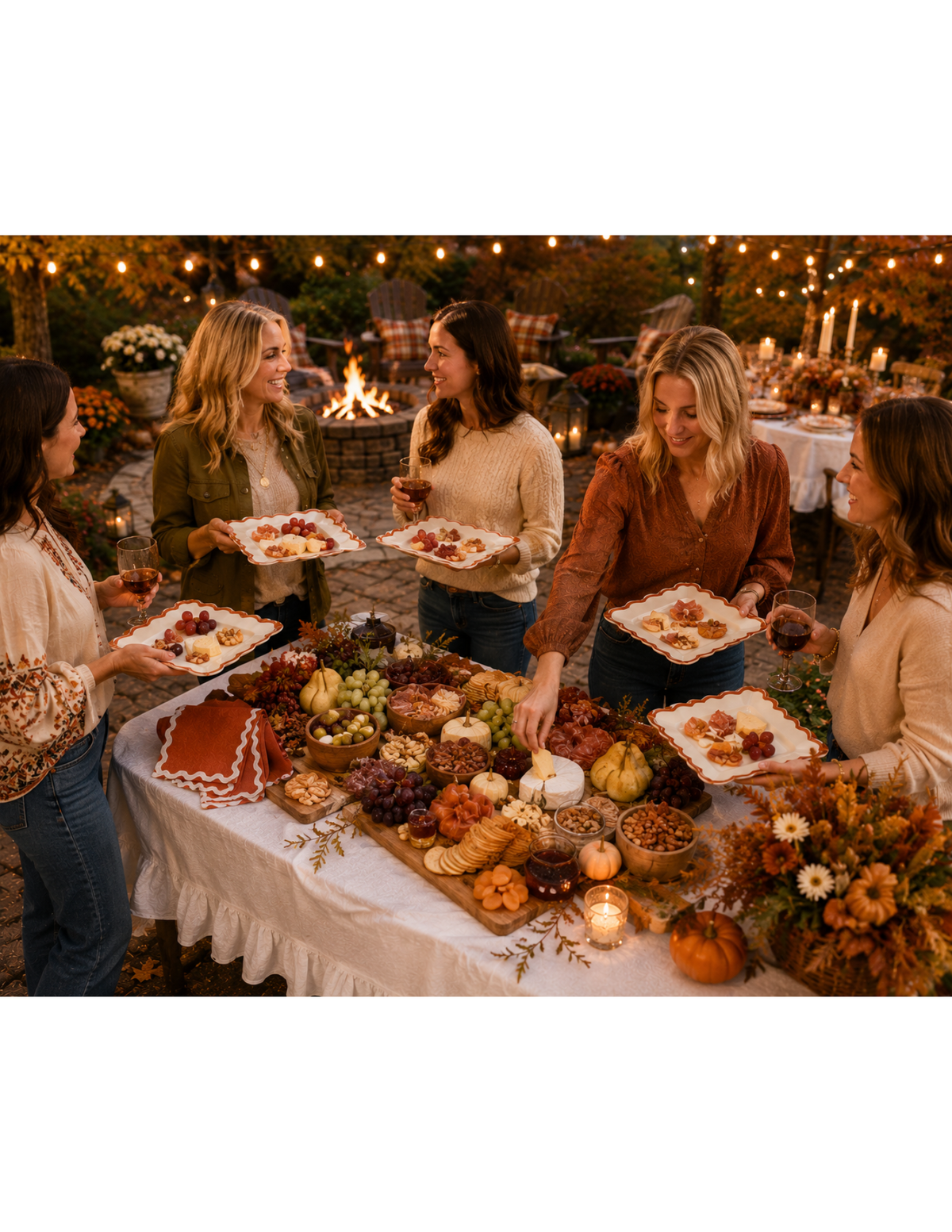 Harvest Hostess Collection — tableware close-up